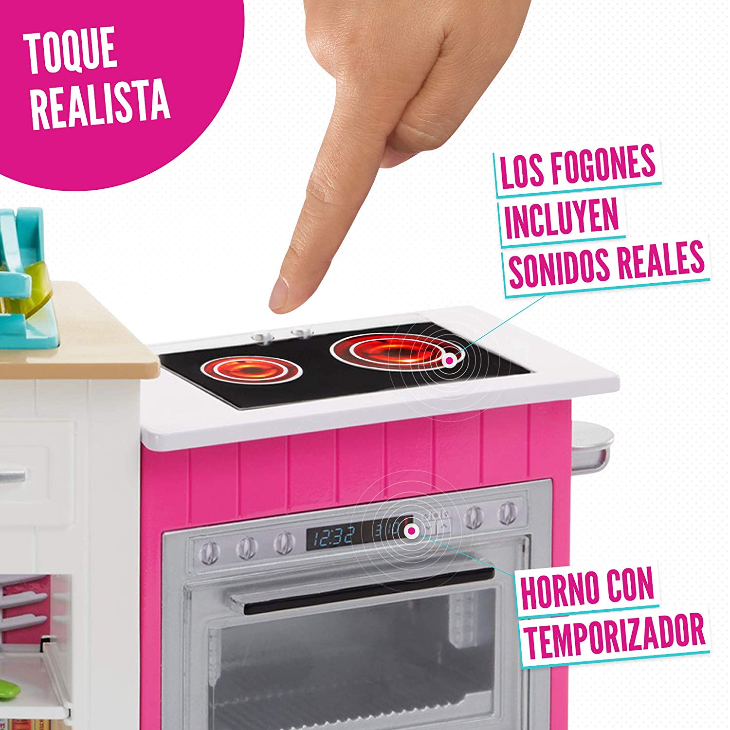 Barbie Cocina - Mattel FRH73-juegos de imitacion